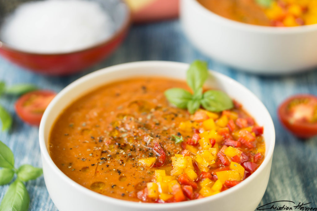 Gazpacho - Kalte Gemüsesuppe an heißen Tagen – HerdmitHerz