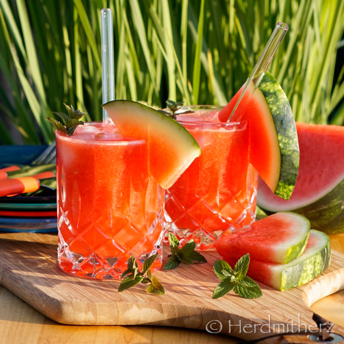 Wassermelonen Rum Cocktail – HerdmitHerz
